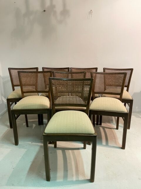 8 art-deco chairs
