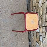 Metal and wood stool