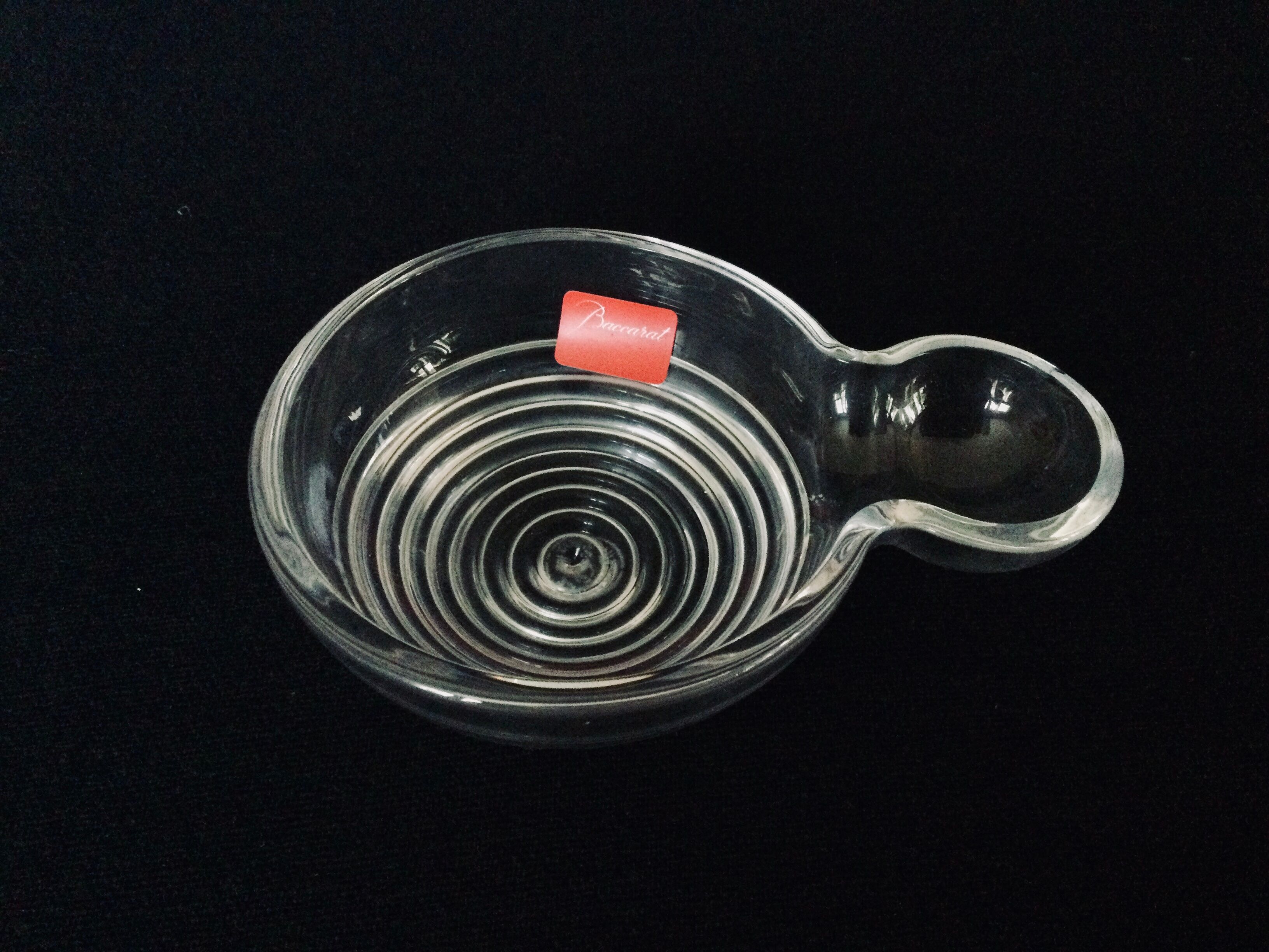 Taste wine / Baccarat crystal ashtray