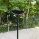 Lampadaire noir coupole vintage en acier