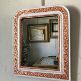 Mirror Louis-Philippe gilded with leaf, 37 x 31 cm