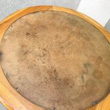 Vintage Scandinavian pine mirror by Glasmaster Markaryd 1970s