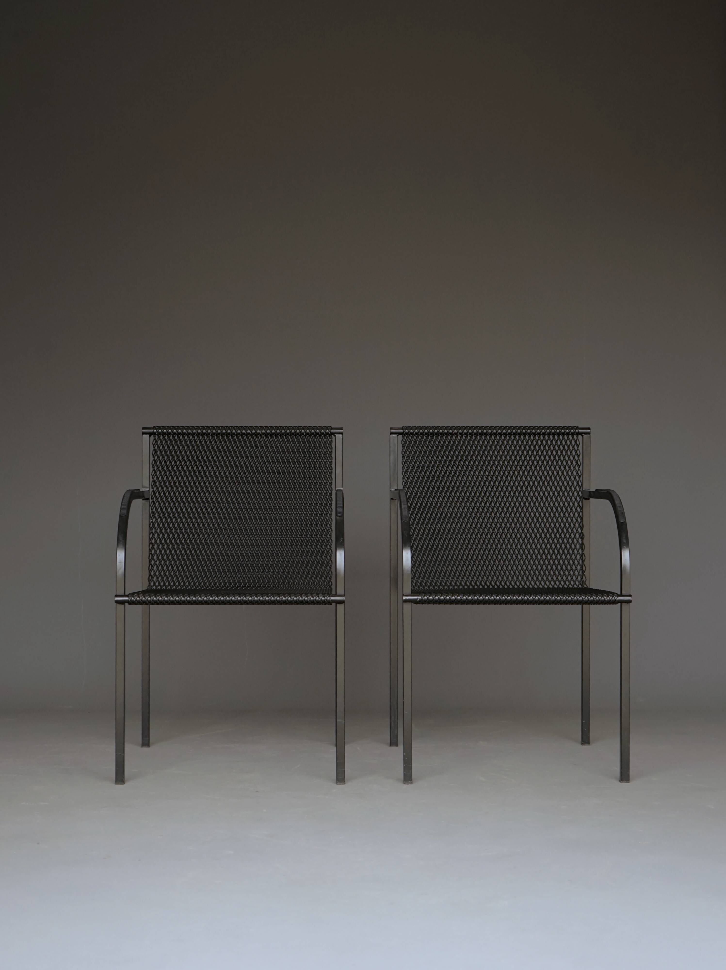 Model R401 Chairs by Shiro Kuramata for Pastoe. Set of 2