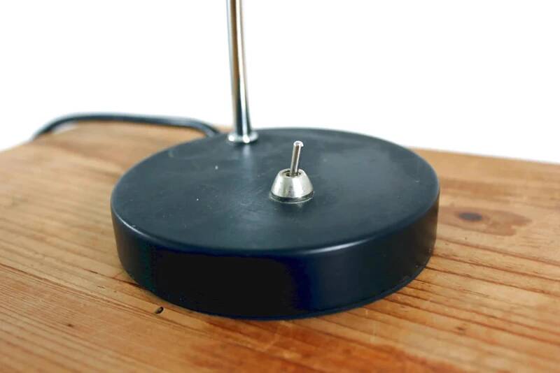 Vintage black eyeball lamp