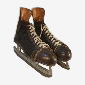 Ancien patins de Hockey NHL - Daoust Pro Model Canada - Déco sport vintage