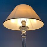 Mid-century German Tiffany glass table lamp by Ingo Maurer, 1960s.