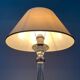 Mid-century German Tiffany glass table lamp by Ingo Maurer, 1960s.