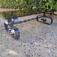 Vintage wrought iron glass coffee table from the 70s