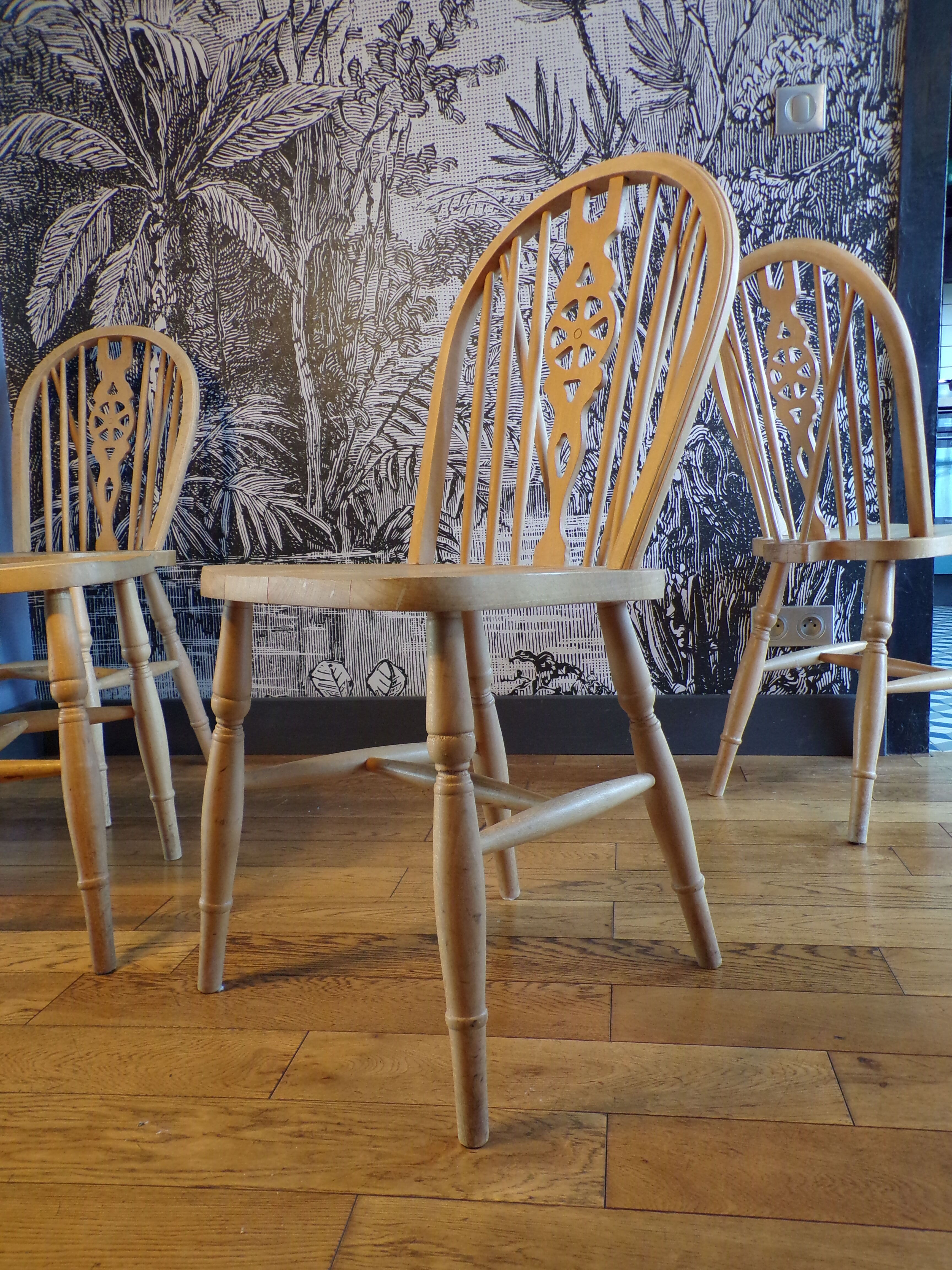 Suite 4 chairs windsor vintage