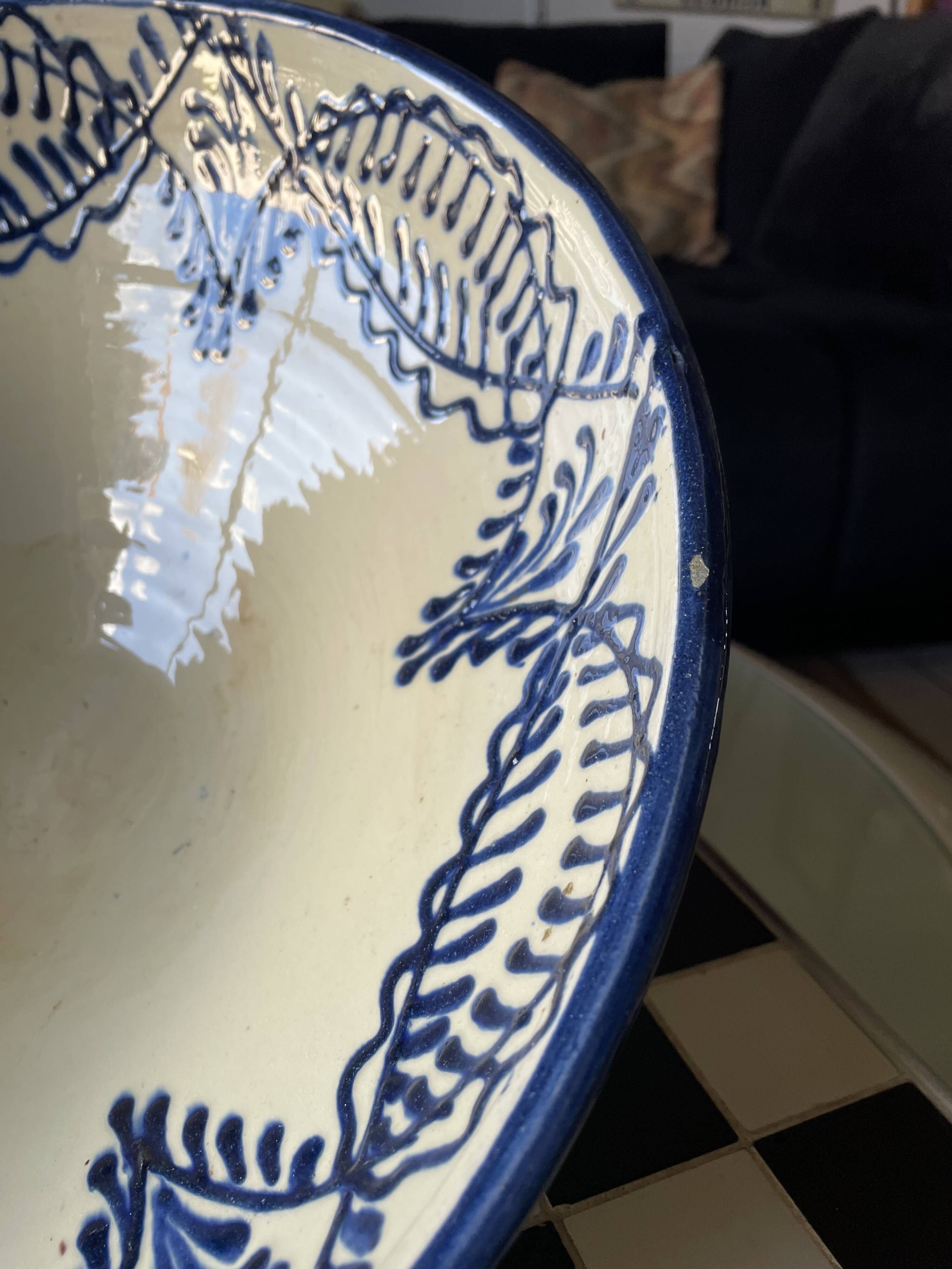 Grande jatte lebrillo ancien de Nijar Almeria