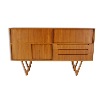 1960s Kurt Ostervig Teak Highboard ,Denmark