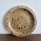 Vintage dessert plate in stoneware Origin Le Puisaye – 1970s