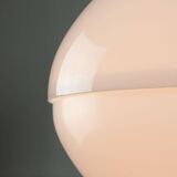 Italian Space Age Big White Doughnut Lamp, 70s