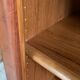 Armoire à rideau scandinave en teck vintage