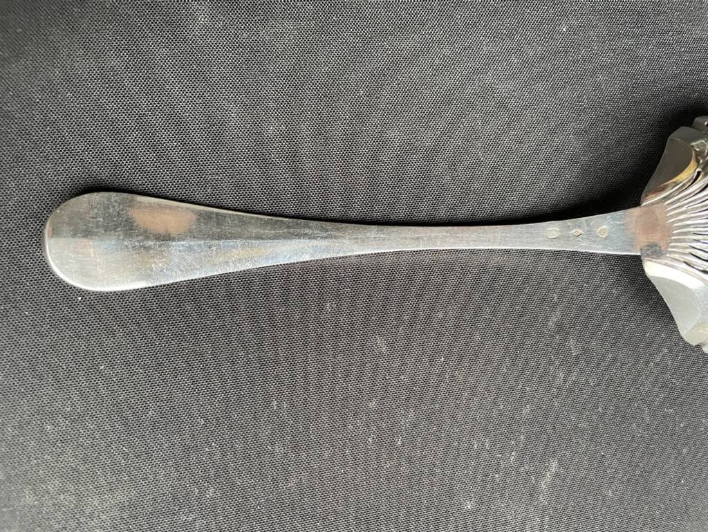 Large sprinkler spoon in 925°/00 silver - 19th century
