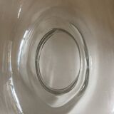 Solid crystal vase 1970 space age design