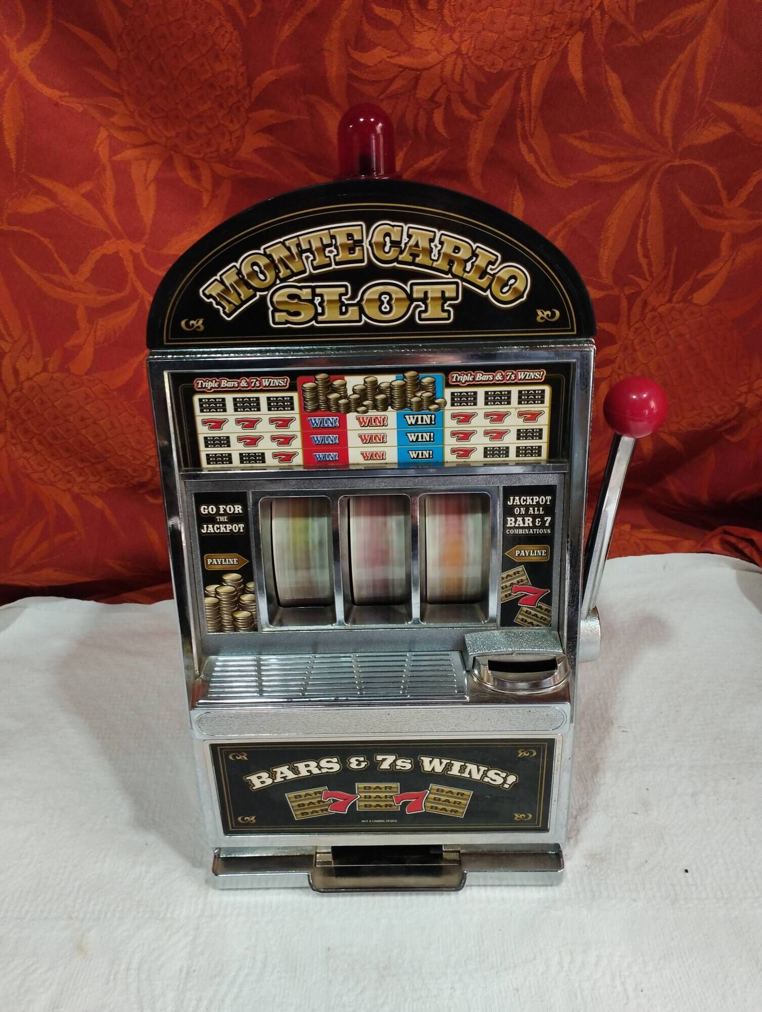 ancien jouet : machine à sous Casino Monte Carlo Slot