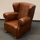 Vintage chesterfield style wingback armchair