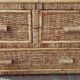 Commode vintage rotin osier bambou