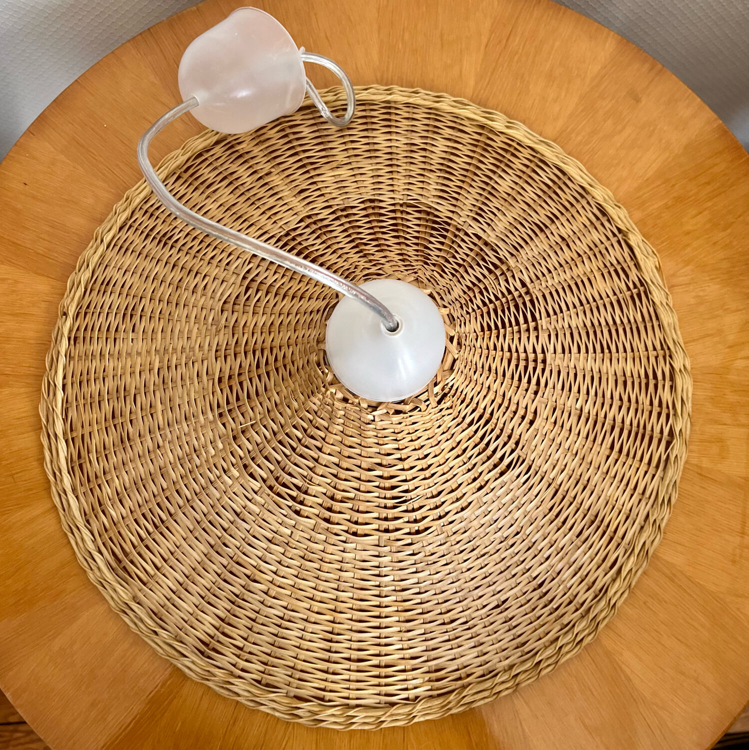Vintage rattan pendant lamp