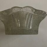 Cendrier massif en verre soufflé travail italien 1960