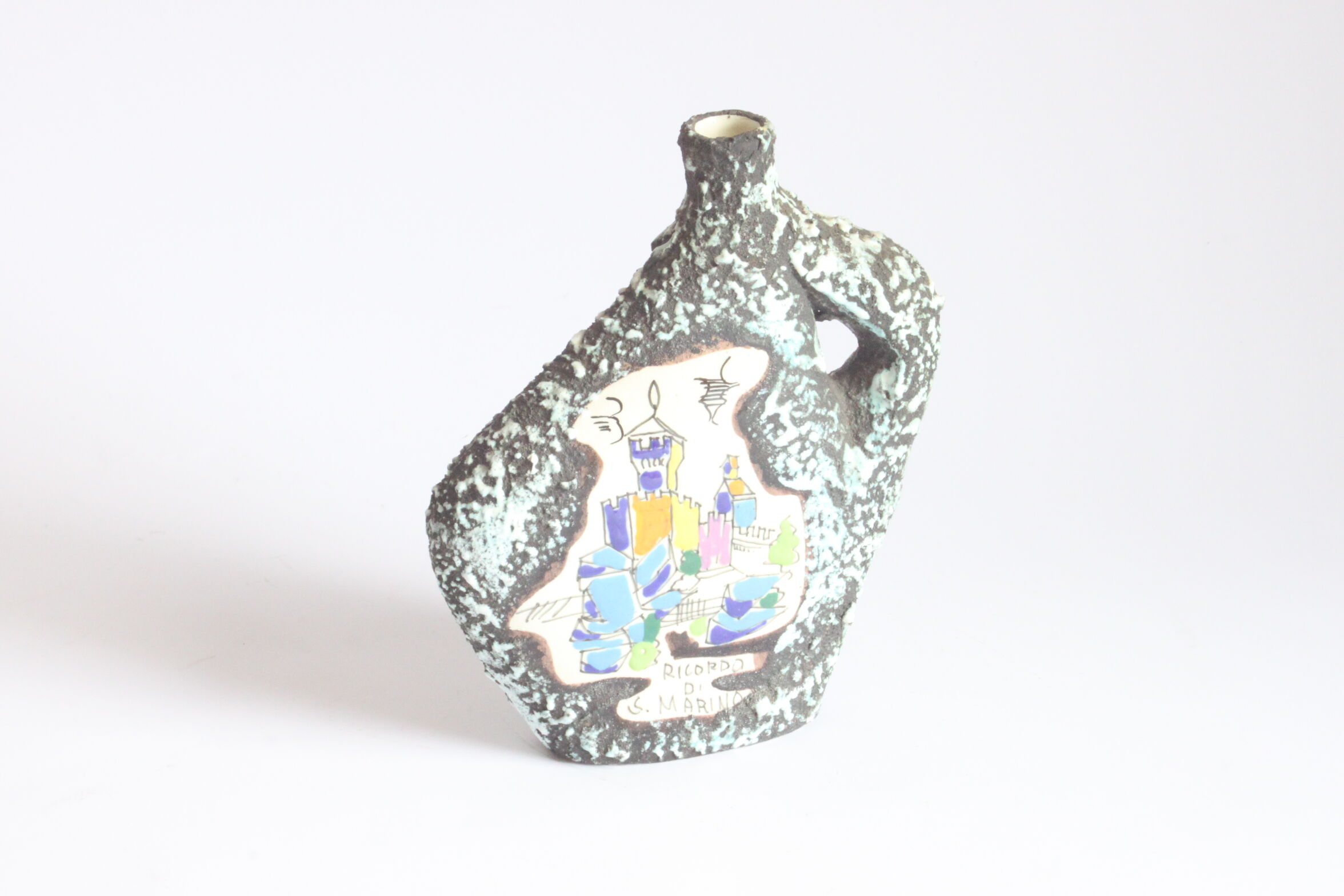 Ricordo Di San Marino Lava Vase By Marmaca 1950S