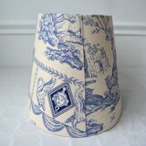 Blue toile de jouy lampshade