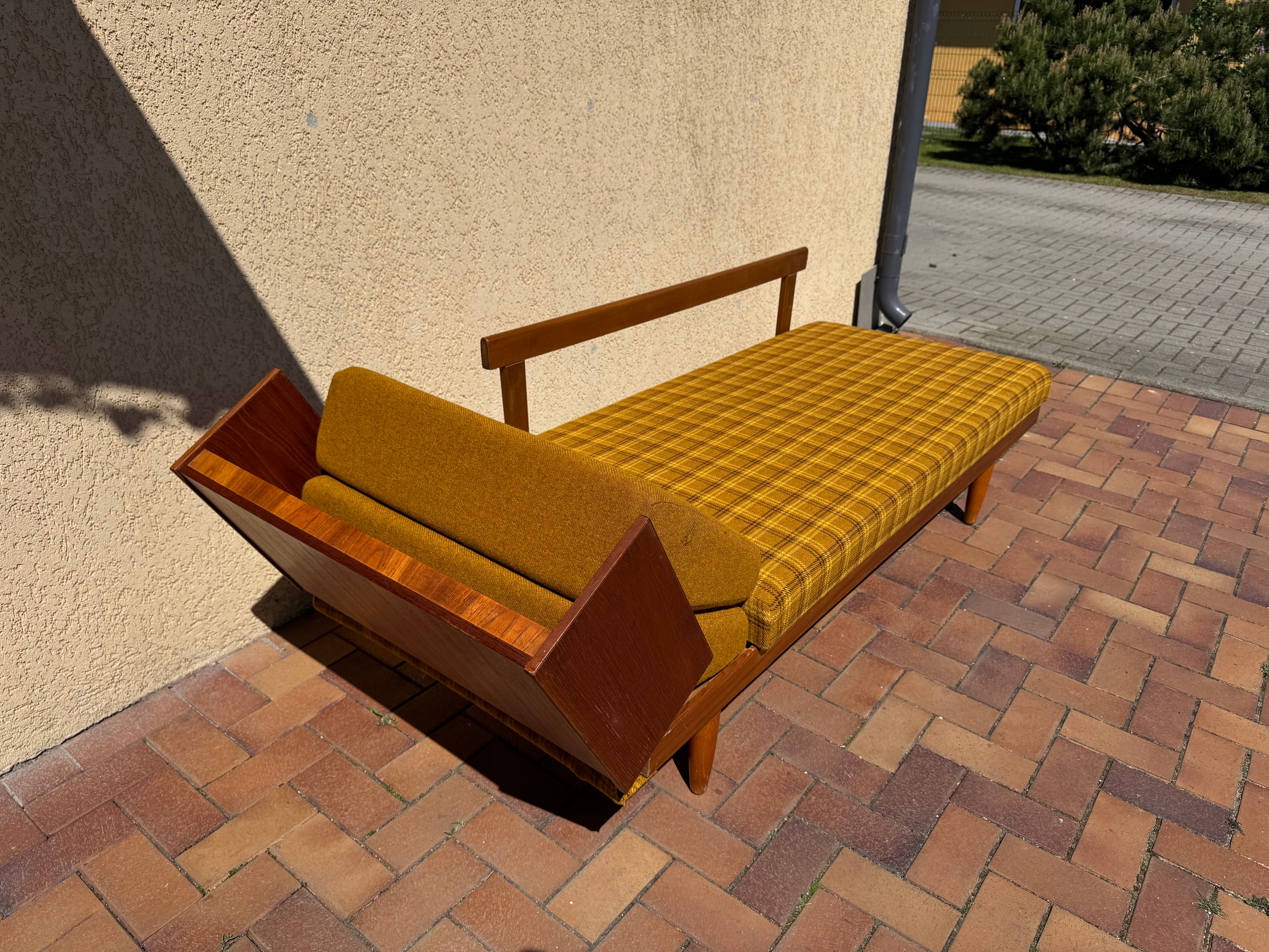 Vintage Scandinavian retro daybed MidCentury 1960s