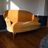 Sofa velvet seat vintage