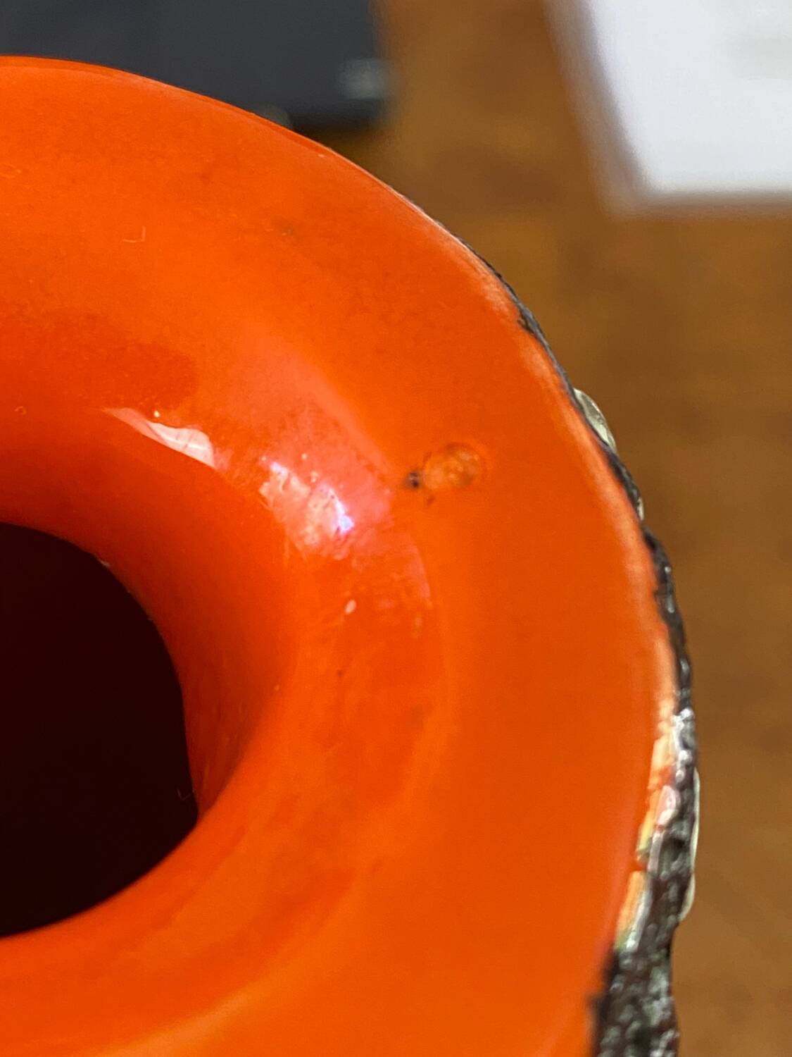 Vallauris fat lava ceramic candle holder