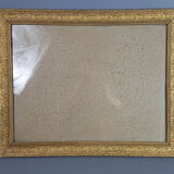 Old Frame Wood - Gild stucco decoration ancoly flowers 59X47 cm leafing 51.9x39.9 cm SB115