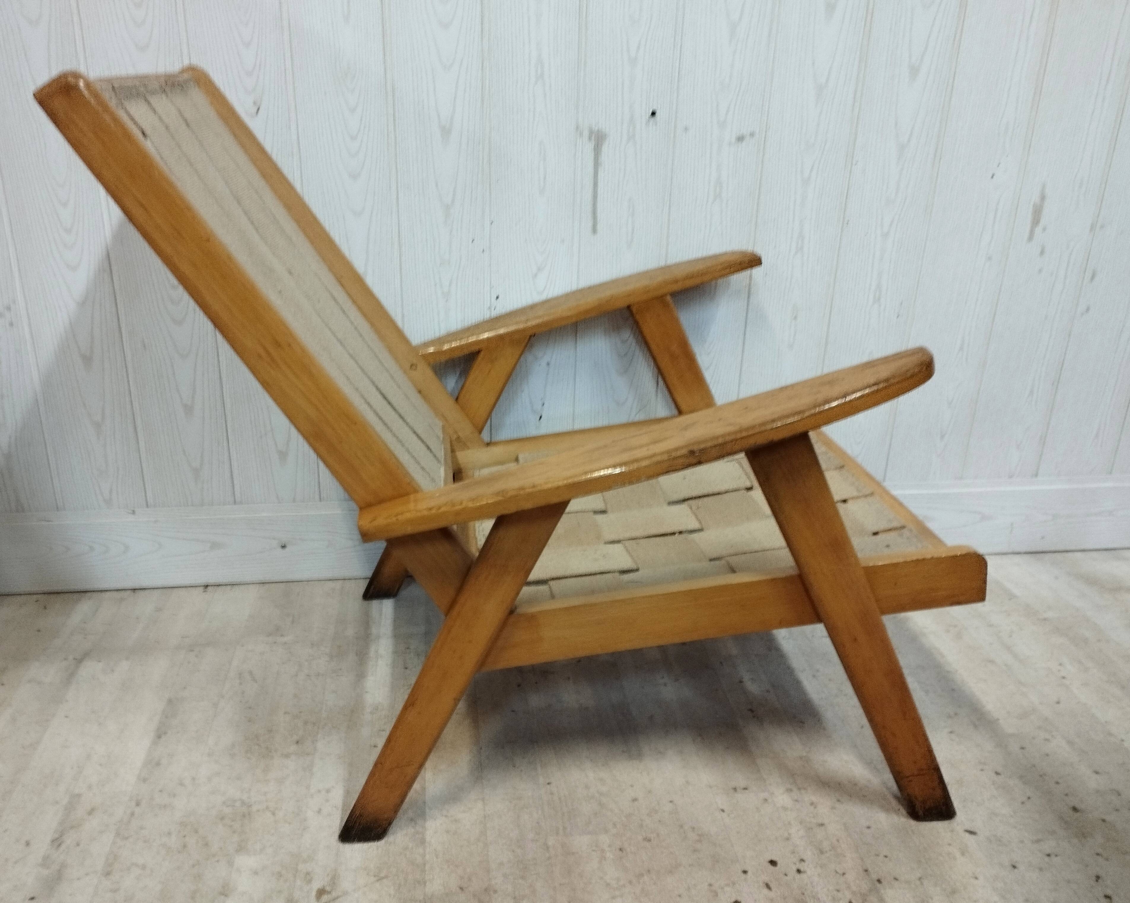 Vintage armchair compass feet