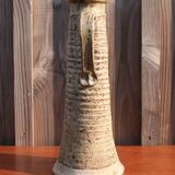Enameled stoneware pitcher by André Gutman
