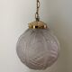 Glass bolt hanging lamp