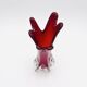Murano Vase Fratelli Toso Chambord Sommerso Ruby Red 25.5cm