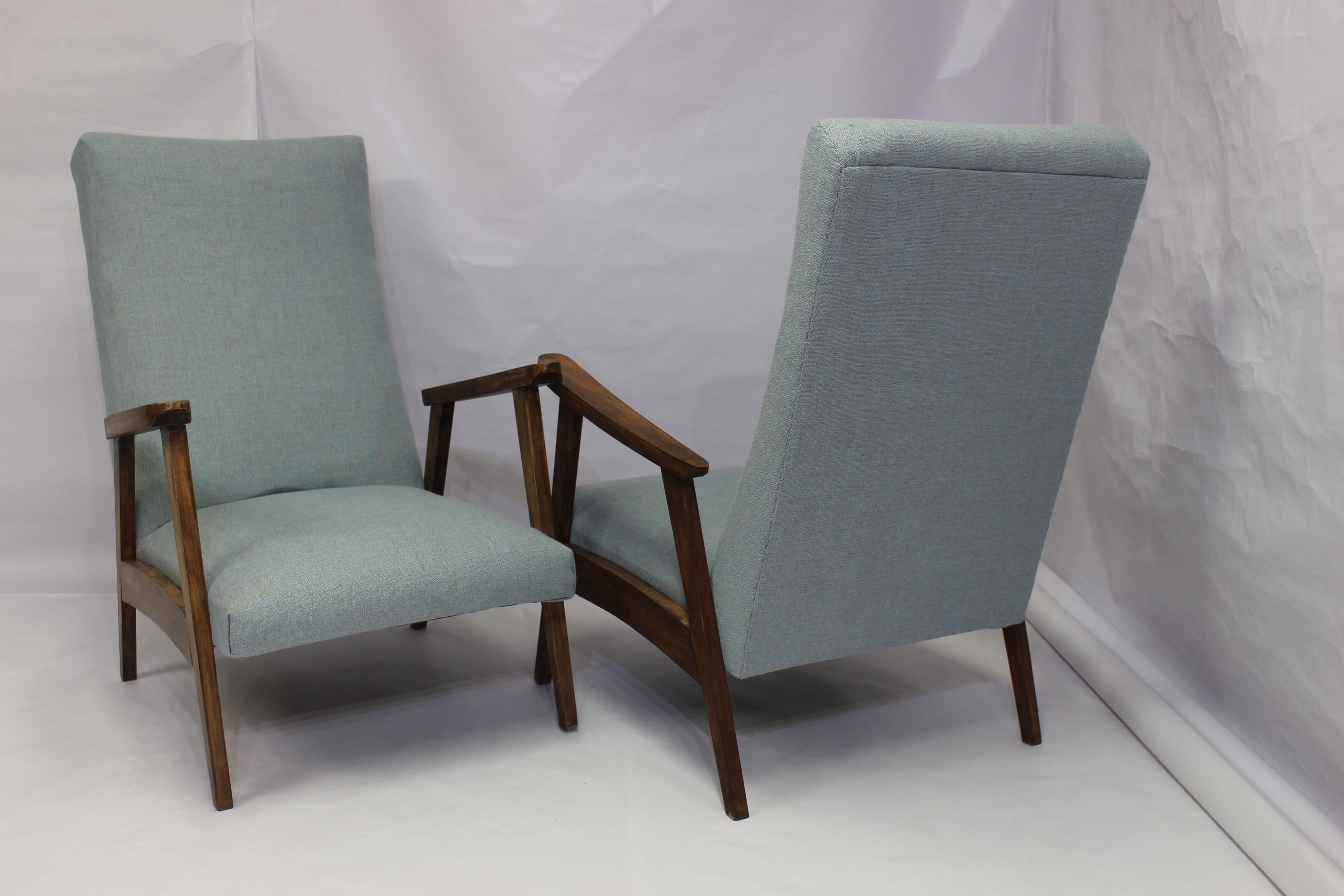 Pair of Scandinavian armchairs 50