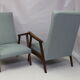Paire de fauteuils scandinave années 50