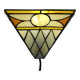 Art Deco style stained glass wall light
