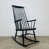 Scandinavian rocking chair in Tapiovaara style, 1960s