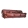 Vintage Sapporo Italian leather sofa Mobil Girgi 1970s