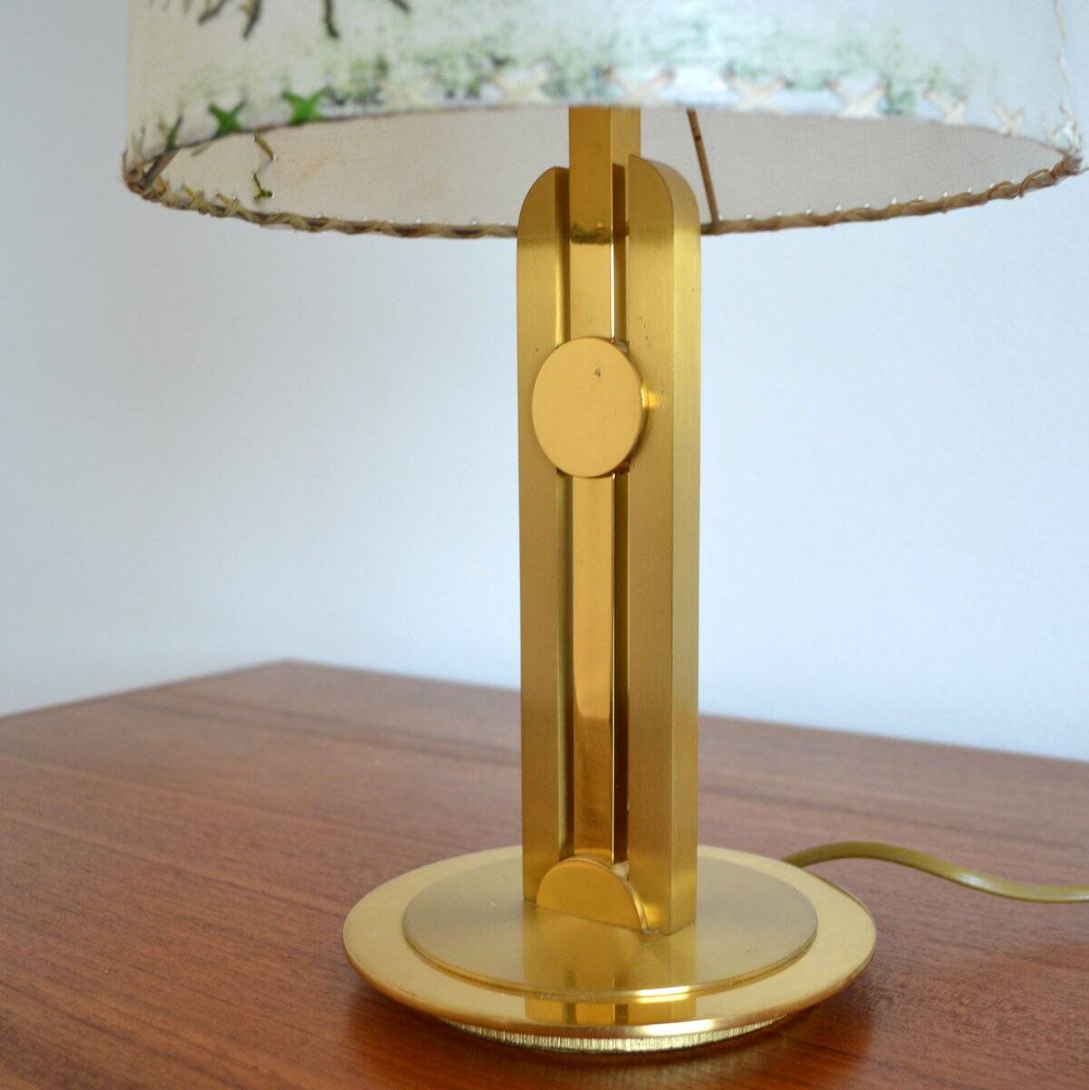 Vintage Herbarium table lamp 1970s