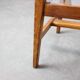 ULUV Mid-century wooden plant stand with glass shelf, Czechoslovakia, 1960s