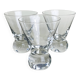 Trio de Verres Minimalistes avec Base Arrondie