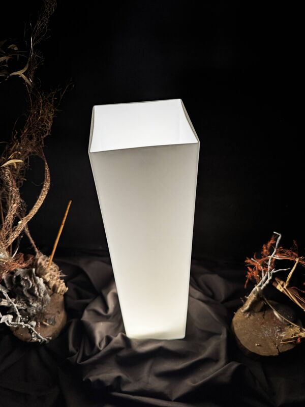 Lampe à poser Opaline vianne SCE vintage Colonne 40x10x10 New old Stock NOS