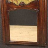 Italian mantelpiece mirror in wood from the 20th century