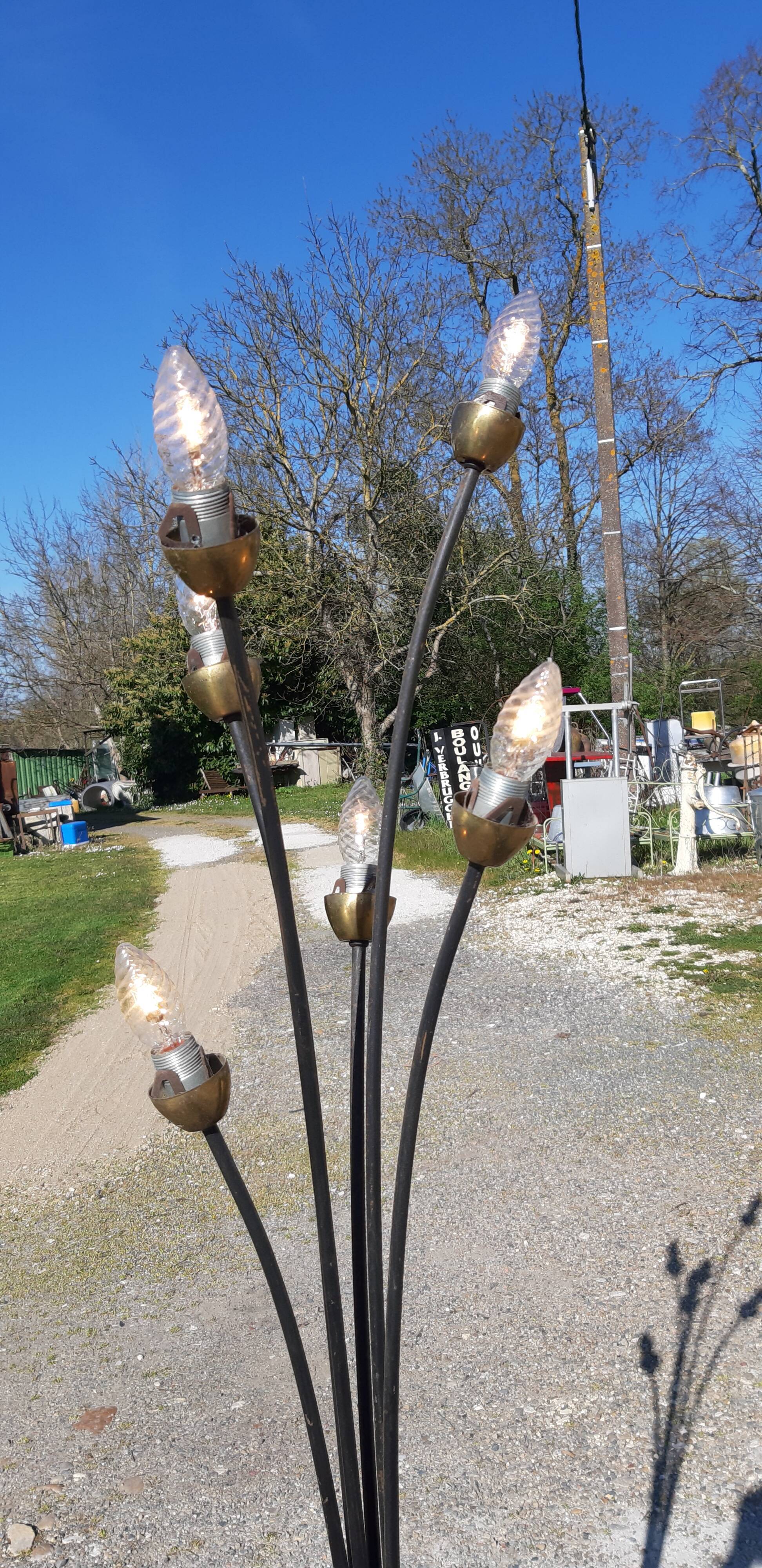 Vintage Lamp 6 Branches