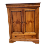 Cherry wood cabinet, 2 doors, 2 drawers