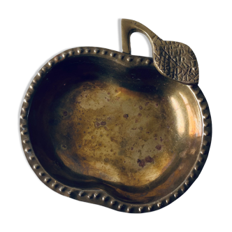 Vintage brass apple cup