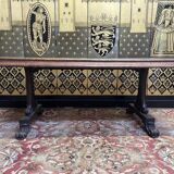 Art Nouveau style mahogany bistro table