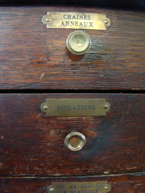 Furniture business multi-tiroirs oak vintage 50